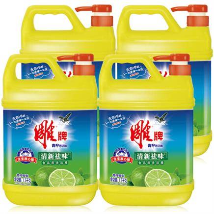 22点:雕牌 青柠洗洁精1.5kg*4瓶*3件+凑单品