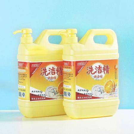 洗洁精家庭装厨房两桶5斤优惠装冷水去油污不伤手易清洗无残留