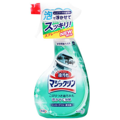 日本花王洗洁精泡沫型厨房油污清洁剂正装+替换装400ml